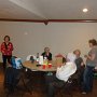 Relaxing at the Christmas party